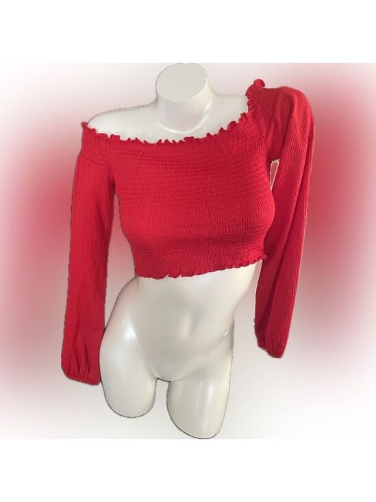H&M Tops - H&M Red Crop Top